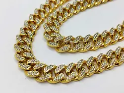 گردنبند فول نگین طلایی با قفل کتابی &bull; گالری بدلیجات ترنج