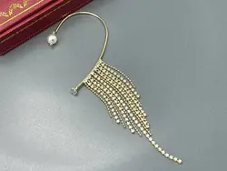 خرید گوشواره کراس طرح مروارید و نگین دار &bull; گالری بدلیجات ترنج