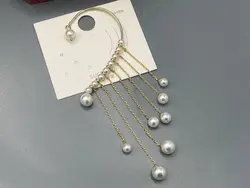 گوشواره کراس مرواریدی &bull; گالری بدلیجات ترنج