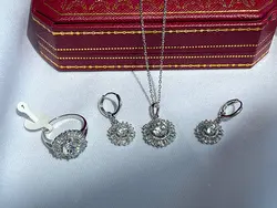 ست سه تکه جواهری تک نگین خاص &bull; گالری بدلیجات ترنج