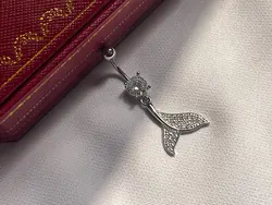 پیرسینگ ناف طرح بال پری &bull; گالری بدلیجات ترنج