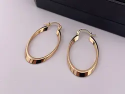 گوشواره بیضی شکل ژوپینگ &bull; گالری بدلیجات ترنج