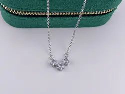 گردنبند طرح سه ستاره نقره ای • گالری بدلیجات ترنج
