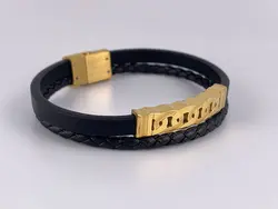 دستبند دو لاین با طرح ساده گوچی &bull; گالری بدلیجات ترنج