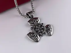 خرید گردنبند گنگ با پلاک سیاه قلم &bull; گالری بدلیجات ترنج