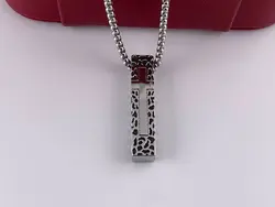 گردنبند مردانه تابوت طرح صلیب &bull; گالری بدلیجات ترنج