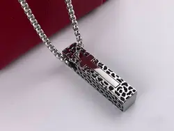 گردنبند مردانه تابوت طرح صلیب &bull; گالری بدلیجات ترنج