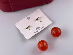 خرید گوشواره فانتزی آلبالو و گیلاس &bull; گالری بدلیجات ترنج