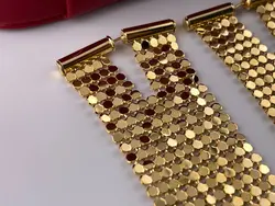 گوشواره آویز سکه ای بلند &bull; گالری بدلیجات ترنج