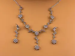 نیم ست مجلسی گل و شاخه &bull; گالری بدلیجات ترنج