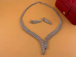 نیم ست جواهري مجلسی طرح خاص &bull; گالری بدلیجات ترنج