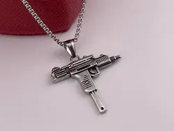 گردنبند شیک مردانه طرح یوزی &bull; گالری بدلیجات ترنج