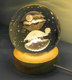 خرید گوی صدف دریایی و ماه &bull; گالری بدلیجات ترنج