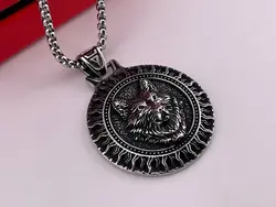 گردنبند سیاه قلم طرح گنگ گرگ • گالری بدلیجات ترنج