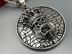 گردنبند مردانه گنگ طرح شامپانزه &bull; گالری بدلیجات ترنج