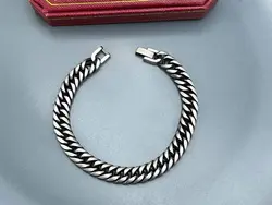 دستبند کارتیر سیاه قلم هفت میل &bull; گالری بدلیجات ترنج