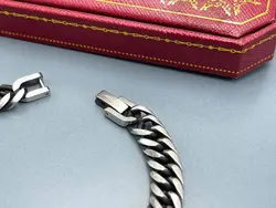 دستبند کارتیر سیاه قلم هفت میل &bull; گالری بدلیجات ترنج