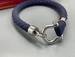 دستبند سرمه ای OMEGA با بند Rubber &bull; گالری بدلیجات ترنج