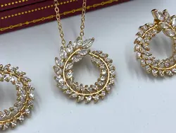 نیم ست مجلسی طلایی &bull; گالری بدلیجات ترنج