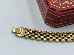 دستبند رولکس طلایی ساده &bull; گالری بدلیجات ترنج