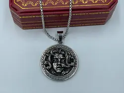 گردنبند ورساچه سیاه قلم خاص &bull; گالری بدلیجات ترنج