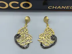 گوشواره ورشو و هو علی کل شی قدیر &bull; گالری بدلیجات ترنج