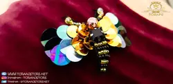 سنجاق سینه طرح زنبور رنگارنگ و پچ لباس • گالری بدلیجات ترنج
