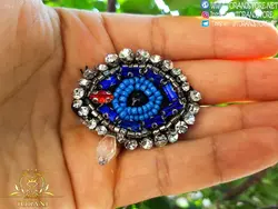 سنجاق سینه چشم نظر و پچ لباس • گالری بدلیجات ترنج