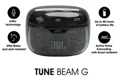هندزفری جی بی ال مدل JBL Tune Beam Ghost Edition