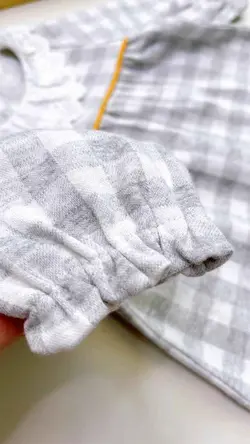 سارفن چهارخانه با نوار زرد در سینه - لباس بچه گانه شکرلر