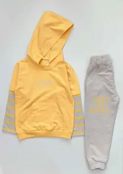 هودی شلوار آستین راه راه - لباس بچه گانه شکرلر