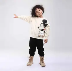 بلوز شلوار میکی دست تو جیب 45-40 - لباس بچه گانه شکرلر