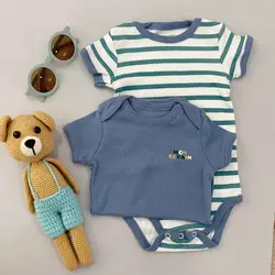 زیردکمه ابی MON - لباس بچه گانه شکرلر