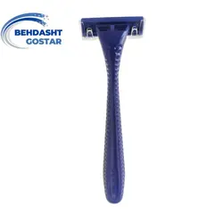 خودتراش سُرد 3 لبه مدل ultra shave (سورمه ای) 4 عددی