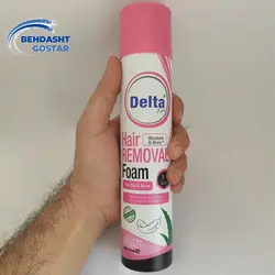 فوم موبر مناسب پوست چرب دلتا مدل Free Oily حجم 225 میلی لیتر