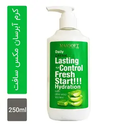 کرم آبرسان مکس سافت مدل آلوئه ورا حجم 250 میلی لیتر