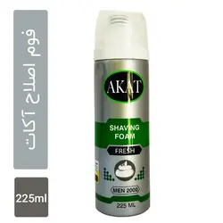 فوم اصلاح مردانه آکات مدل Fresh (مناسب پوست معمولی) 225 میلی