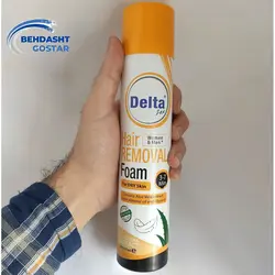 فوم موبر مناسب پوست خشک دلتا مدل Dry Skin حجم 225 میلی لیتر