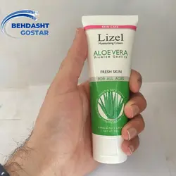 کرم دست و صورت لیزل (مرطوب کننده) مدل آلوئه ورا حجم 70 میلی