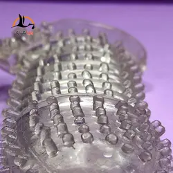 کاندوم ژله ای خاردار پایه دار ⭐️ love رنگ شفاف