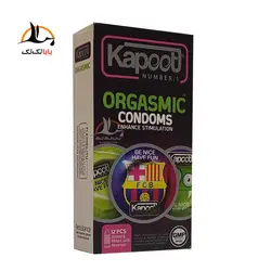 کاندوم فوتبالی کاپوت مدل Orgasmic بسته 12 عددی