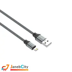کابل شارژ و انتقال دیتا 2 متری Lightning الدینیو (LDNIO) مدل LS442 - جانب سیتی