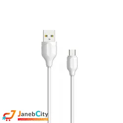 کابل شارژ و انتقال دیتا 1 متری microUSB الدینیو (LDNIO) مدل LS371 - جانب سیتی