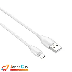 کابل شارژ و انتقال دیتا 1 متری microUSB الدینیو (LDNIO) مدل LS371 - جانب سیتی