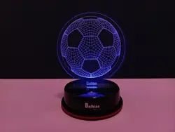 چراغ خواب تمام رنگ تاچ طرح توپ فوتبال