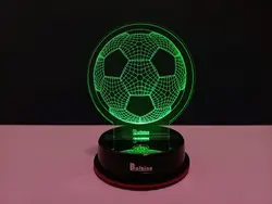 چراغ خواب تمام رنگ تاچ طرح توپ فوتبال