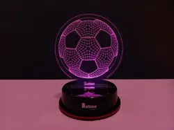 چراغ خواب تمام رنگ تاچ طرح توپ فوتبال