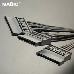 کابل تبدیل برق 4 پین به 5 عدد 15 پین ساتا Magic