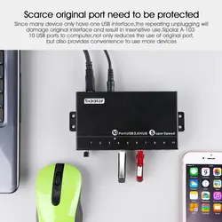 هاب 10 پورت فلزی USB3.0 Sipolar