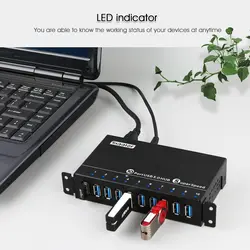 هاب 10 پورت فلزی USB3.0 Sipolar